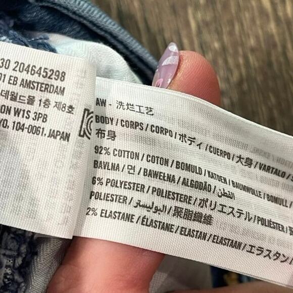 Abercrombie & Fitch The Flare Ultra High Rise Jenas Medium Wash Blue Size 28/6R - Picture 9 of 11